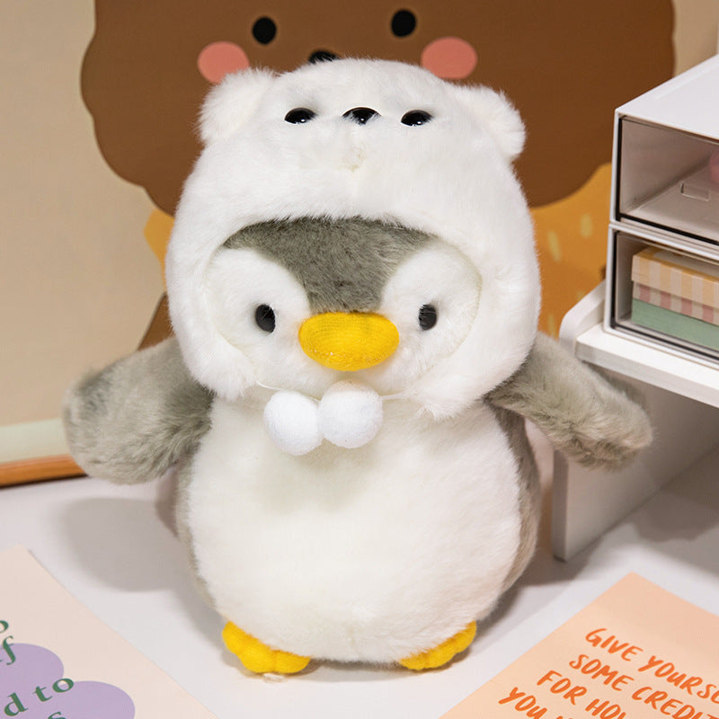 Wholesale Cute Drag Penguin Doll Plush Toy Children's Companion Doll